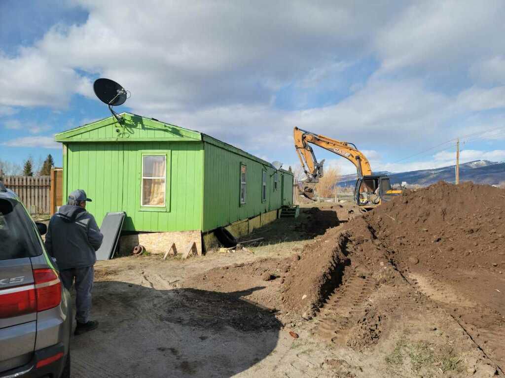 Rocking H excavation